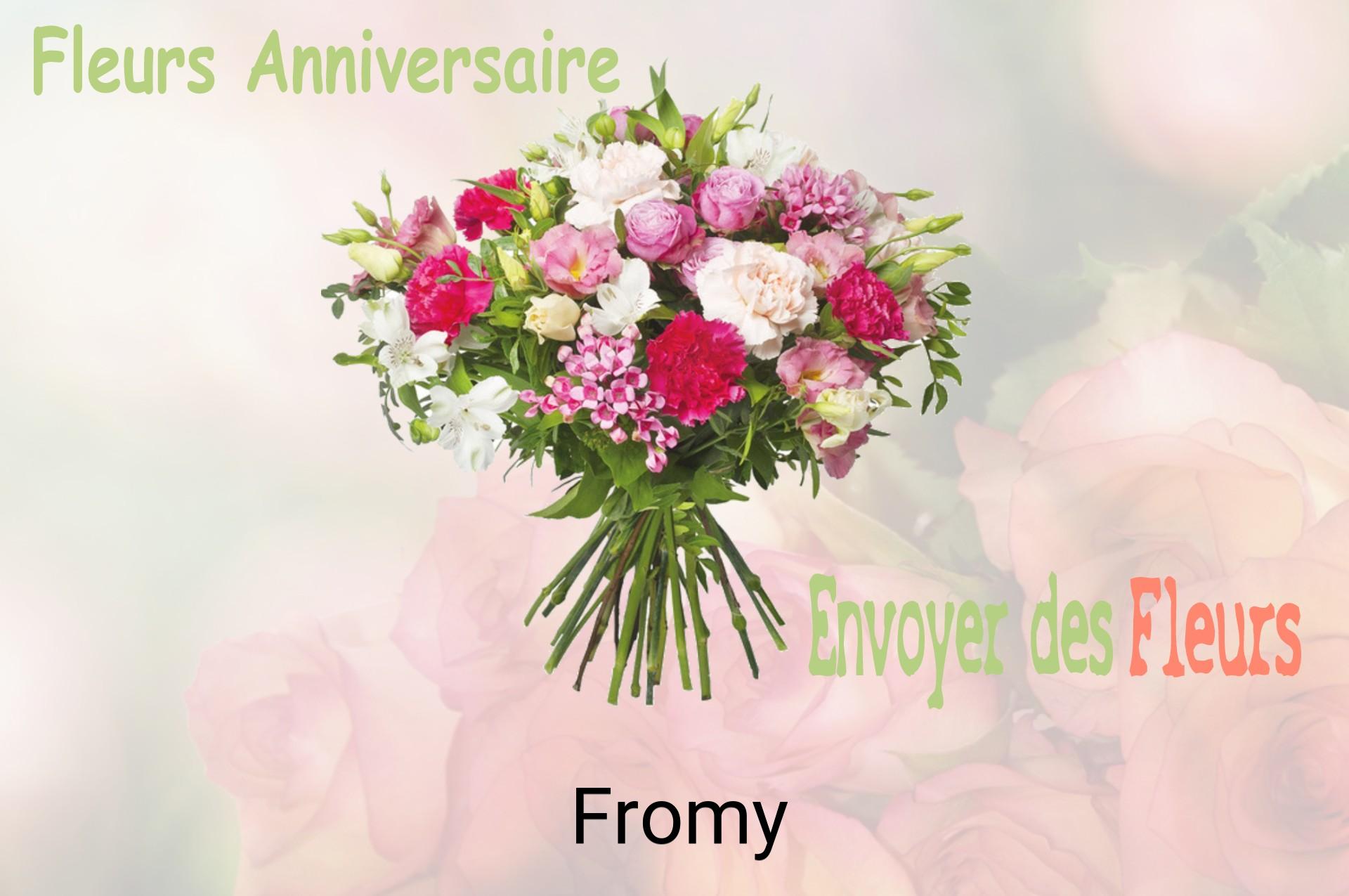 Bouquet de fleurs d’anniversaire livré à Fromy